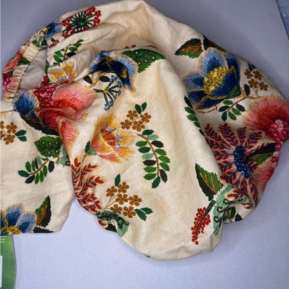 FARM Rio Cream and Red Floral Blouse. - Picture 13 of 15